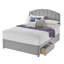 Silentnight upholstered premium Divan bed - base only-2062848810-2062848805-2062848814