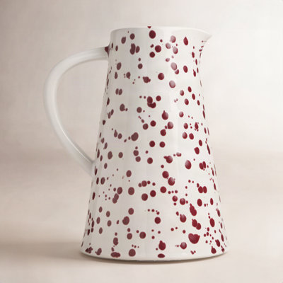Splatter Stoneware Pitcher