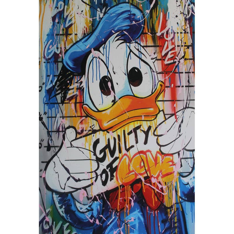 Collection Nifao, toile abstraite et moderne géante encadrée de Duck, prête à être accrochée, 70 x 45