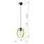 Luminaire suspendu simple à hauteur réglable