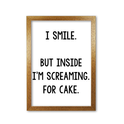 Screaming For Cake - Print