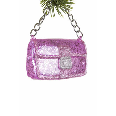 Ornement de sac à main rose
