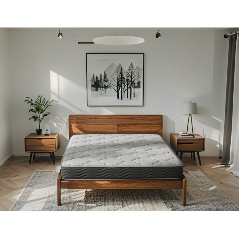 Hybrid Firm Mattress With Pocketed Coils, 8", Full