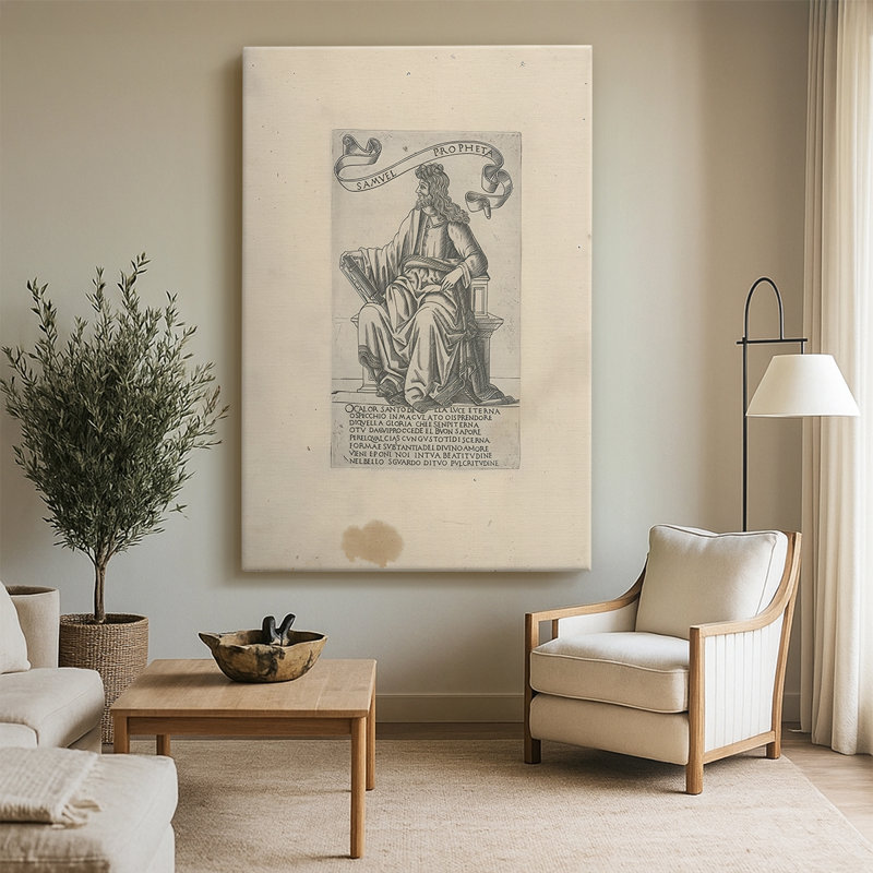 Le «propane» de propane et de sibylle - toile tendue par Francesco Rosselli, 32 x 48