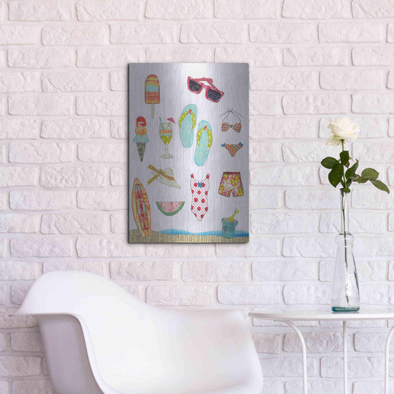 «At The Beach II» par Courtney Prahl, H 24 po x l 16 po