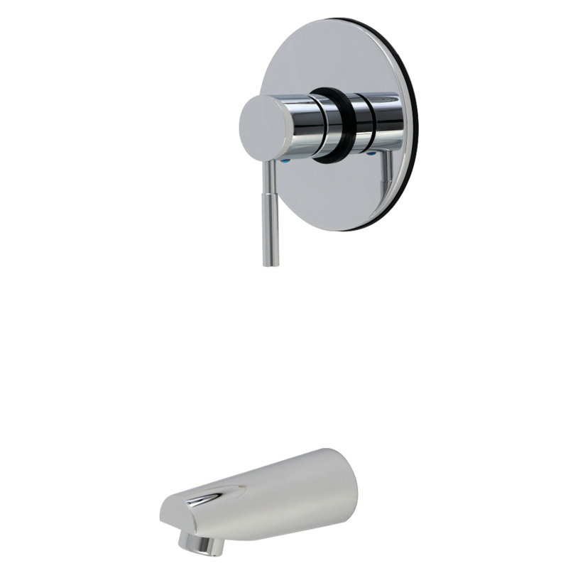 Kingston Brass Concord Pressure Balanced Tub Faucet, Trim Only, Polished Chrome