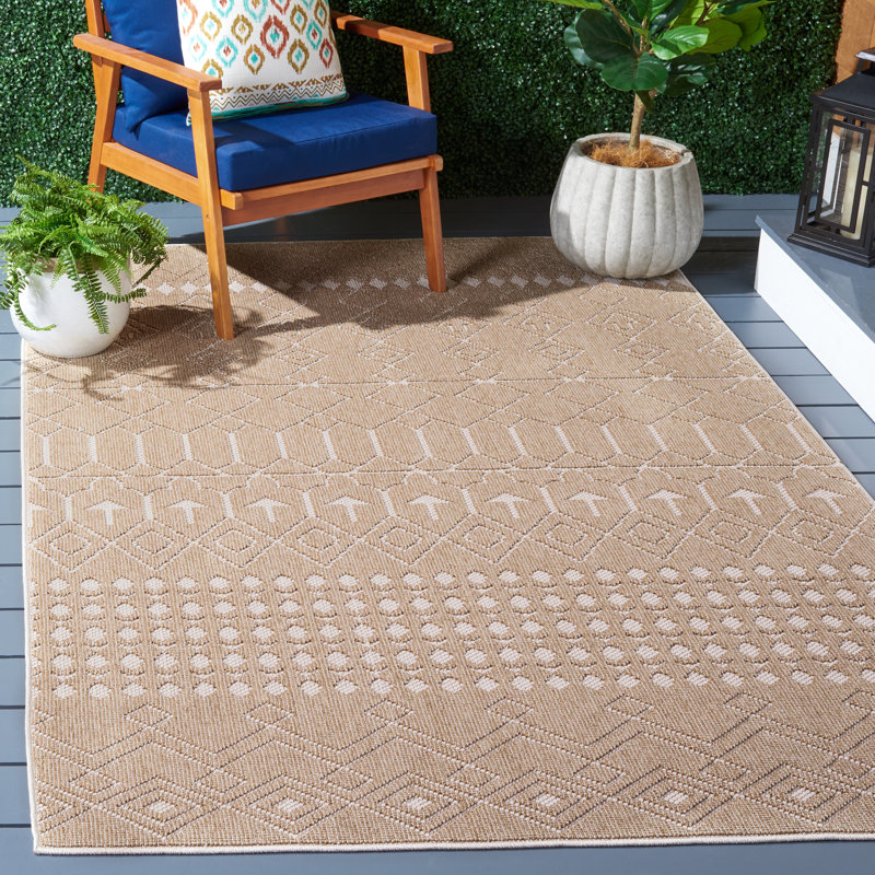 Tapis intérieur / extérieur Global Southwestern, Tapis de couloir 2 pi 2 po x 8 pi
