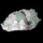 Agrim cubique apophyllite avec stilbite