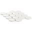 Nabi Hexagon 3" Crackled Glossy Glass Mosaic Tile-1257012947