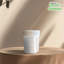  Pots de rangement en verre transparent de 1,25 oz avec couvercles blancs, mini contenants pour cosmétiques, voyages et articles ménagers (288)