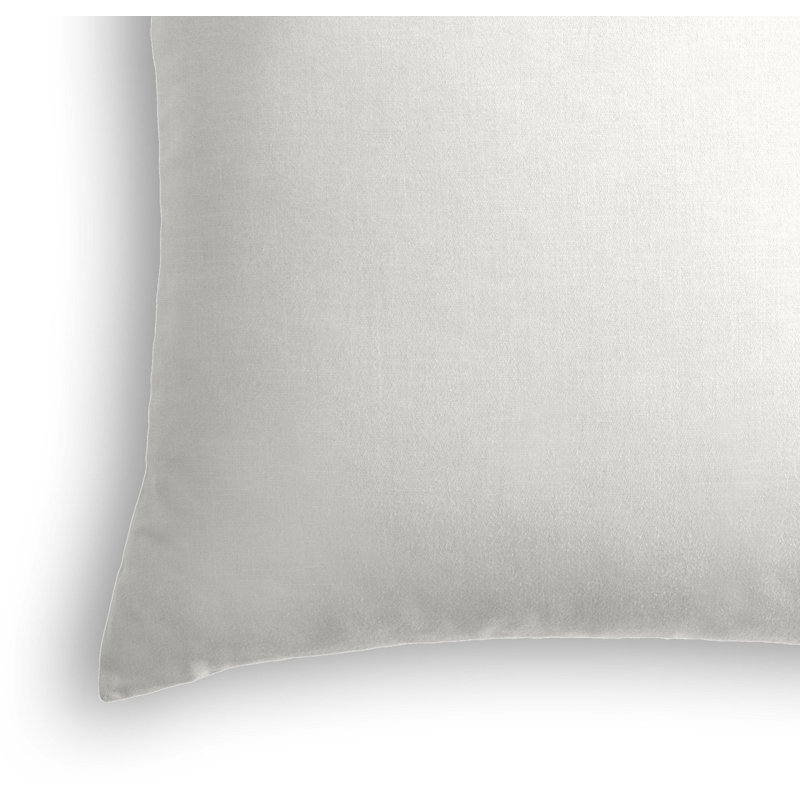 Housse de coussin carrée, 16 po x 16 po, Crème, Duvet