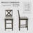 Upholstered 26" Counter  Bar Stool Solid Wood Counter Stool-1137931877-1137931880