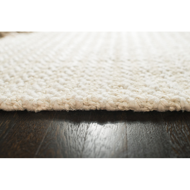 Madison Solid Colour Jute / Sisal Hand Woven Area Rug, Rectangle 122 x 183cm