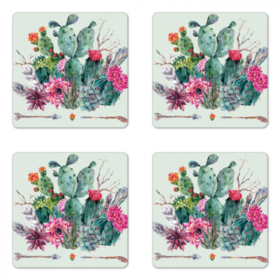 Cactus sous-verre