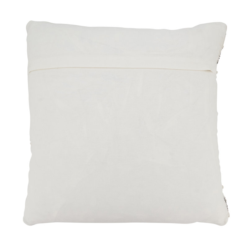 Housse de coussin en coton Kavya Collection, Noir