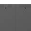 Metal Wallmounted Tool Storage Cabinet With Locking Door And 1 Shelf  For Garage Warehouse,Office,Assembly Required