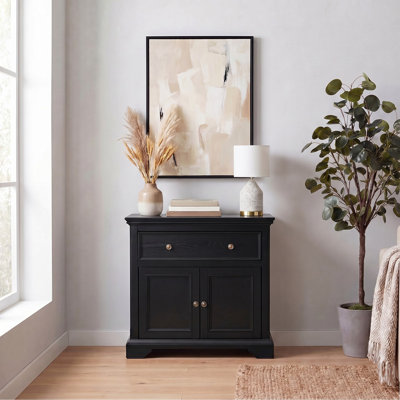 Commode 2 tiroirs 1 porte Reid