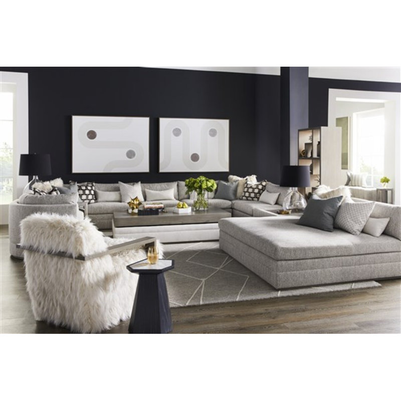 Thom Filicia Home 32" Wide Upholstered Armchair, Bennett Carolina, Havana
