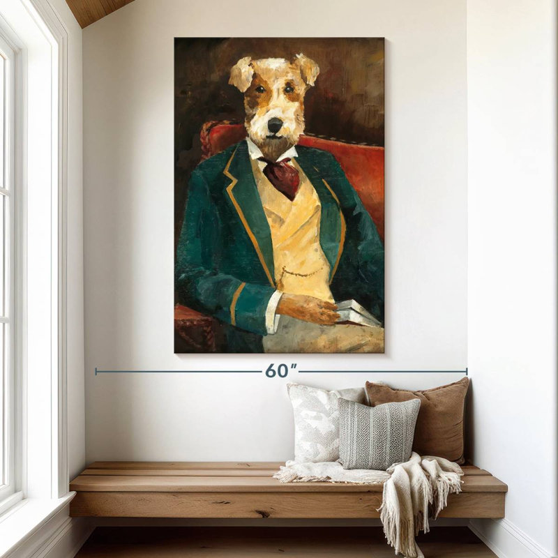 Brampt Edgar Allen Paw, 51" H x 34" W