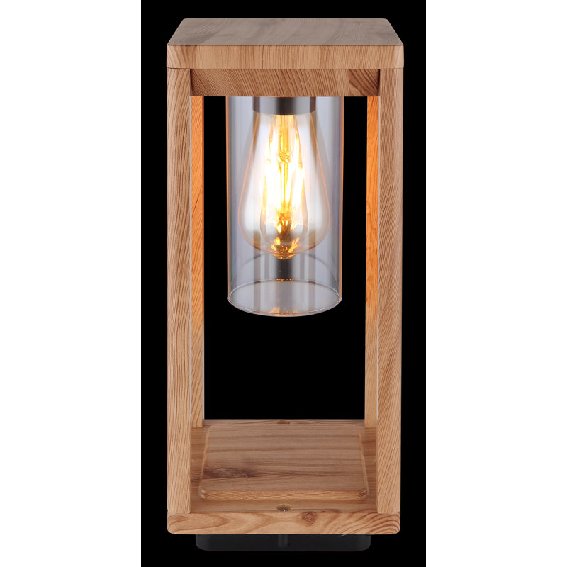 Candela Hardwired Outdoor Floor Lamp, Antique Bronze, 35cm x 15cm x 15cm