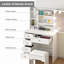 Soumare Dressing Table with Mirror
