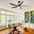 55.96'' Ceiling Fan with LED Lights