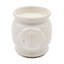 Porte-bougie et plateau à trois tasses, design blanc élégant pour une décoration intérieure polyvalente et un éclairage ambiant