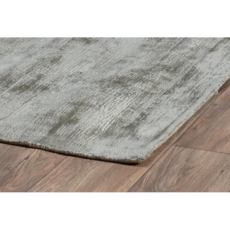 Tapis gris tissé à la main Westwick, 2' x 3'