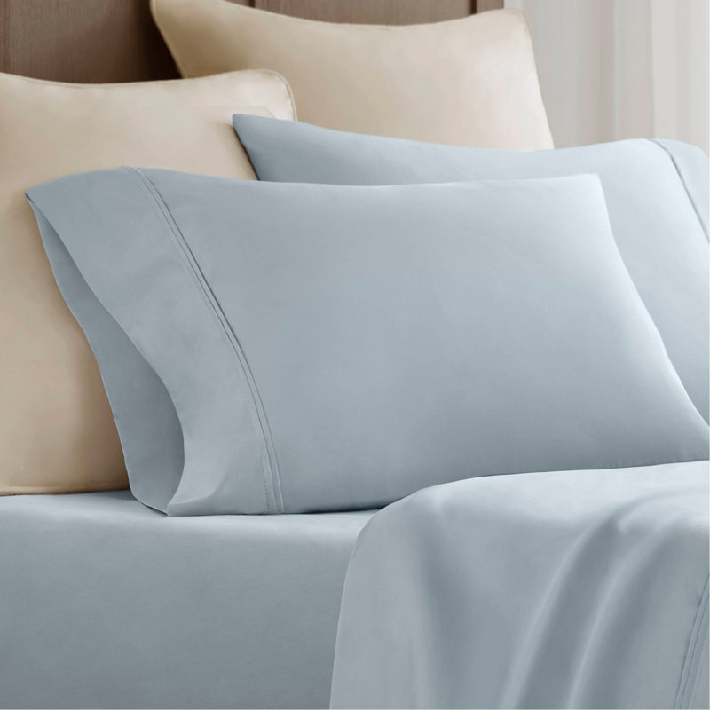 2-Piece Standard Sham Sateen Pillowcase Set