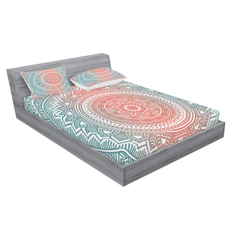 Microfiber Geometric Sheet Set