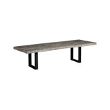 Origins 108" Gray Stone Dining Table
