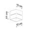LOBO Aluminium Flush Mount-880143298-880143299-880143325