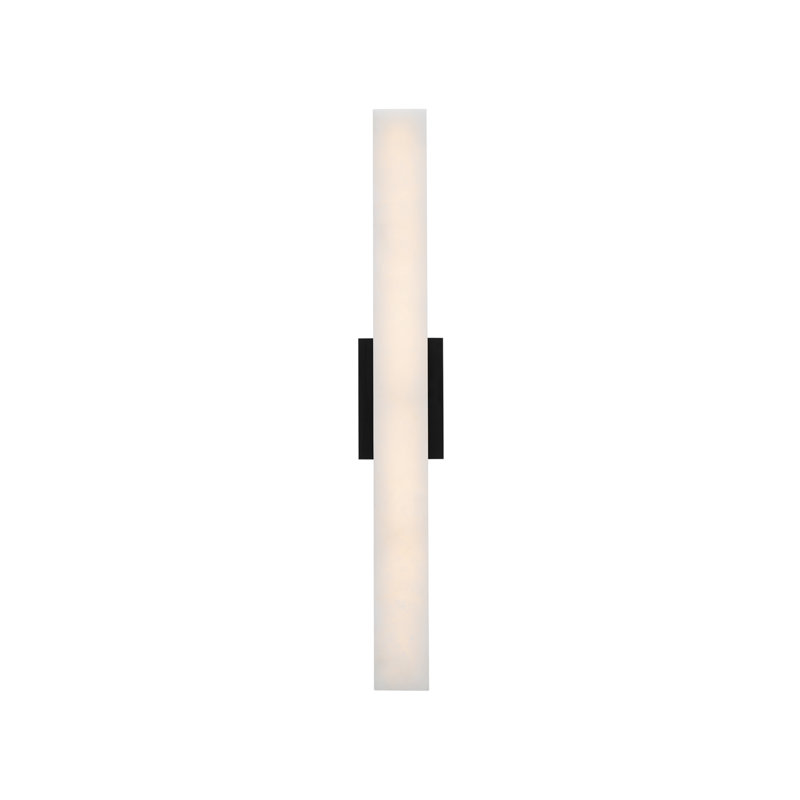 Luminaire pour meuble-lavabo à DEL à intensité variable de 27 po Lanza, Noir
