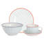 Piece Porcelain China Dinnerware Set - Service for 6