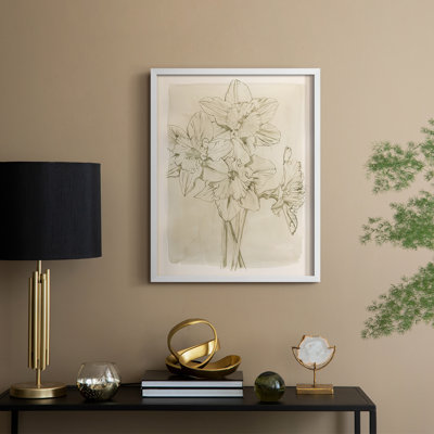 «Spring Promises I», reproduction encadrée - bois massif