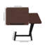 Table de chevet pour ordinateur portable avec roulettes, table d'appoint réglable pour ordinateur portable avec plateau inclinable