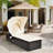 Deatonville Reclining Chaise Lounge with Cushion and Table-12729894