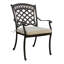Chaise de patio avec coussin Ingram