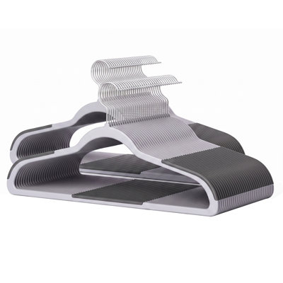 Ellsworth Plastic Non-Slip Standard Hanger for Suit/Coat
