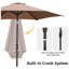 Parasols d'extérieur 9 pi avec inclinaison et manivelle-591123716