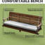 Garden Swing - Wooden Outdoor Conversation Chair With Ergonomic Design, Supportive , Thick Padded Cushion, And Adjustable Chain. Solid Fir Wood Structure For Durability , Side Trays, Hanging System.