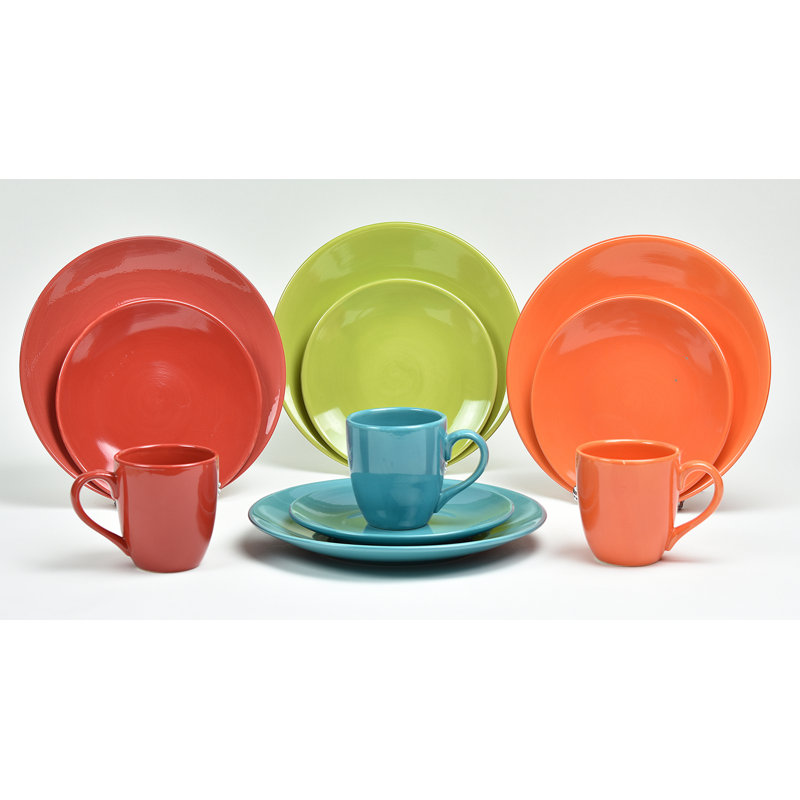 Wolfe 8.25" Luncheon/Salad Plate, Red