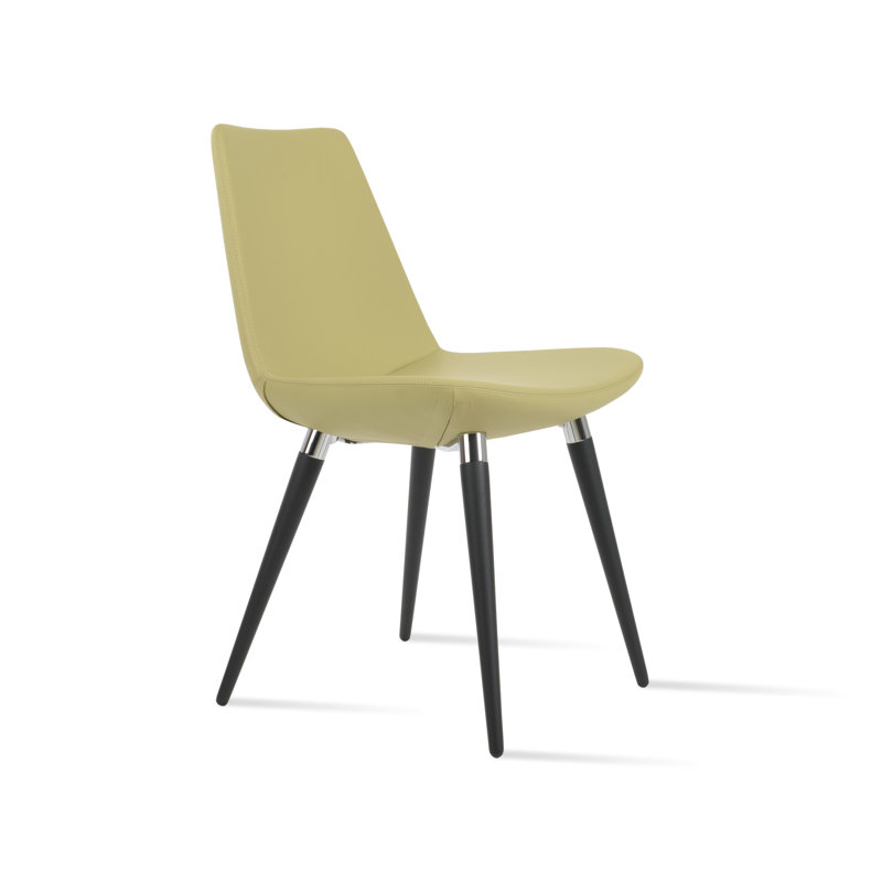 Chaise Eiffel, Noir / chrome, PPM vert
