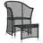 Wicker Outdoor Lounge Chair with Ottoman-1594775411-1594775408