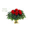 Arrangement floral de roses en pot