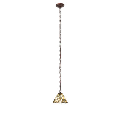 8" Wide Willow Jadestone Mini Pendant
