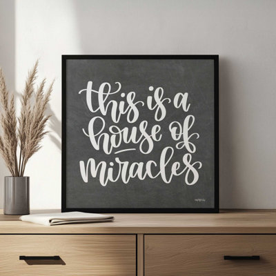 «This is a House of Miracles» par imperfect Dust, reproduction d'art