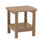 Table d'appoint d'extérieur à double plancher en plastique-78658988