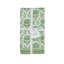 Ensemble de 4 serviettes en coton à motif floral, 20 x 20 pouces, vert