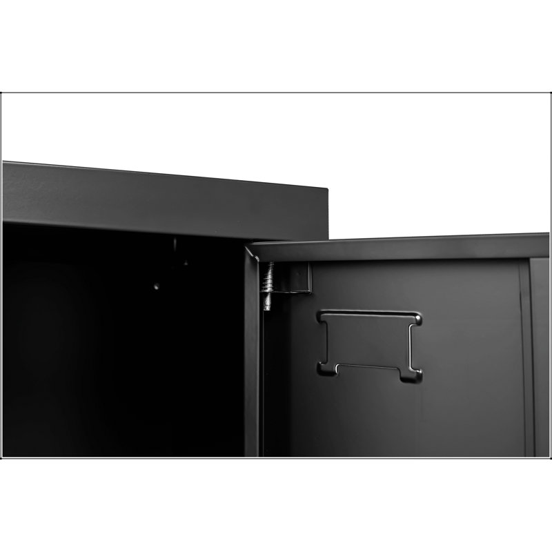 Casier de rangement en métal à 9 portes avec emplacement pour carte, parfait pour le bureau, la salle de sport, l'école et l'organisation à domicile